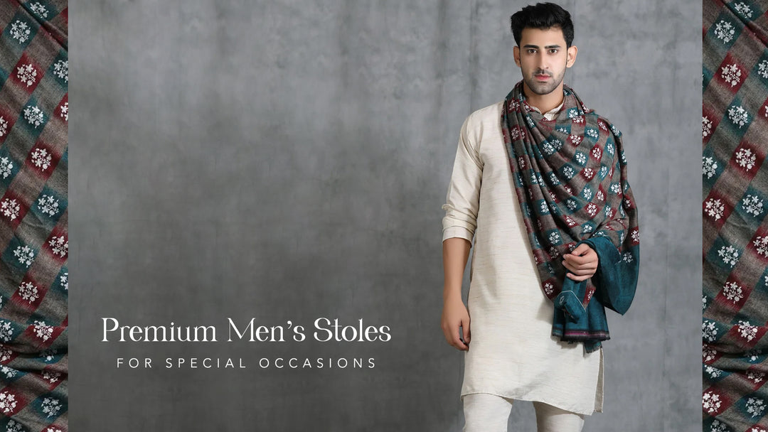 Wrap Yourself in Luxury with These Premium Men's Stoles for Special Occasions