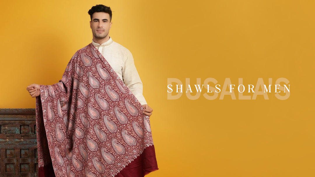 Indulge in Luxurious Comfort with Dusala's Shawls for Men that Define Opulence