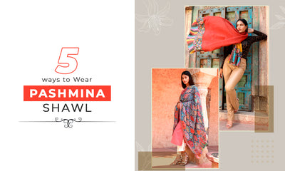 5 Elegant Ways You Can Wear a Pashmina Shawl