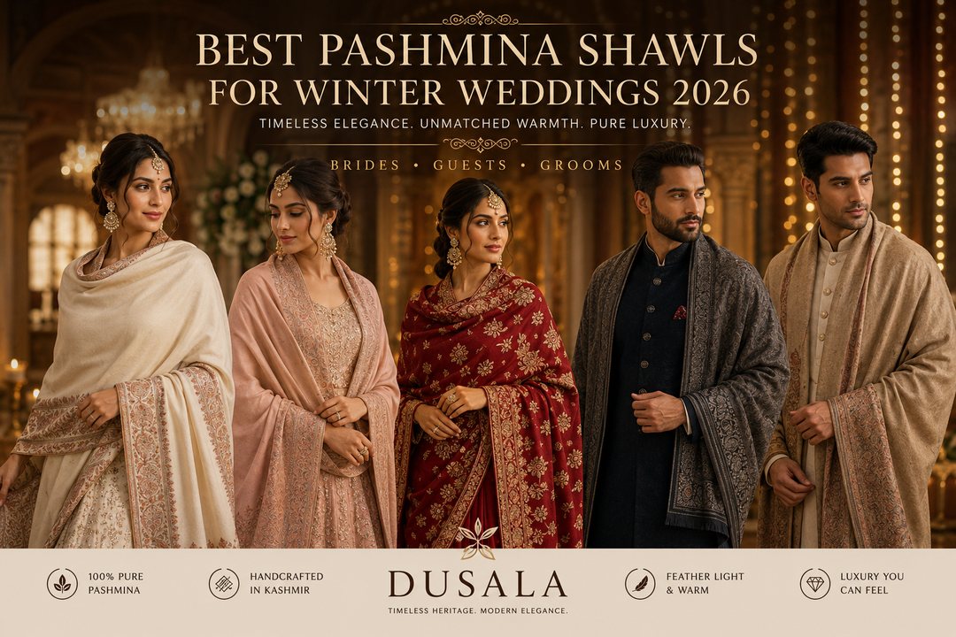 Best Pashmina Shawls for Winter Weddings 2026: The Ultimate Luxury Style Guide