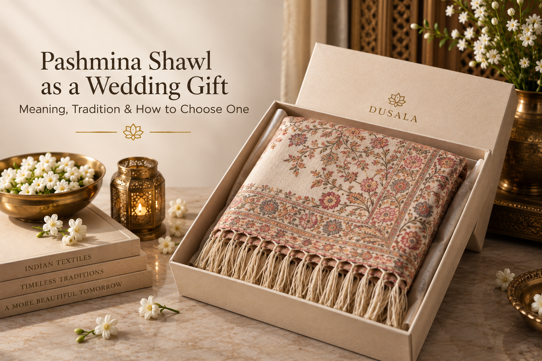 Pashmina Shawl as a Wedding Gift: Meaning, Tradition & How to Choose One