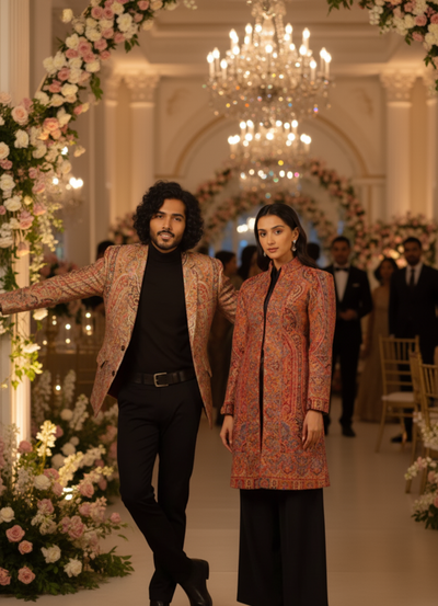 How to Choose the Perfect Waist Coat: Men & Women Outfits for Weddings