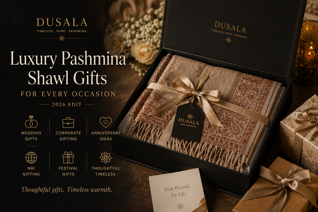 Luxury Pashmina Shawl Gifts for Weddings, Corporate & Anniversaries 2026