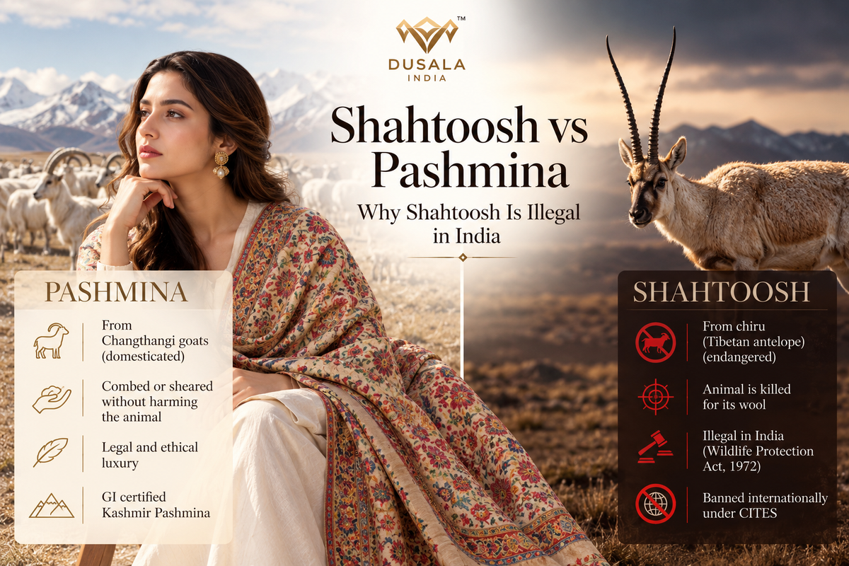Shahtoosh vs Pashmina: Why Shahtoosh Is Illegal in India