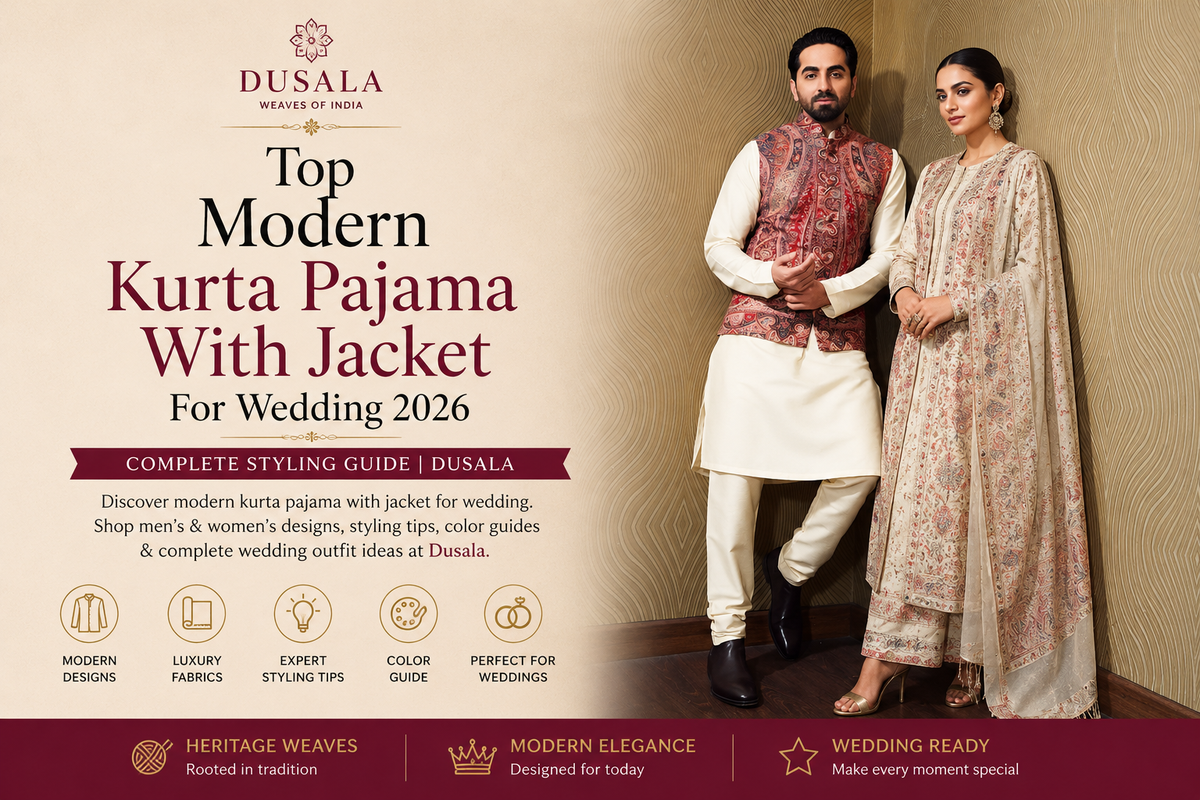 Top Modern Kurta Pajama With Jacket For Wedding 2026