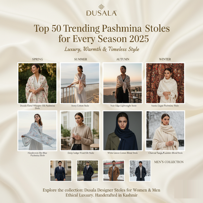 Top Trending 50 Pashmina Stoles for Every Season 2025