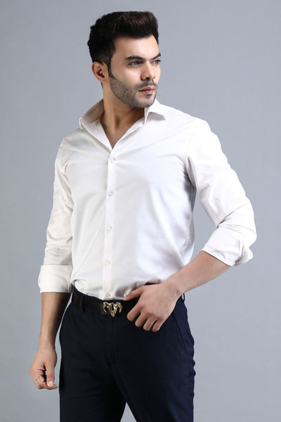 -  Italian Leather Ram Buckle Reversible Belt – Gold and Black