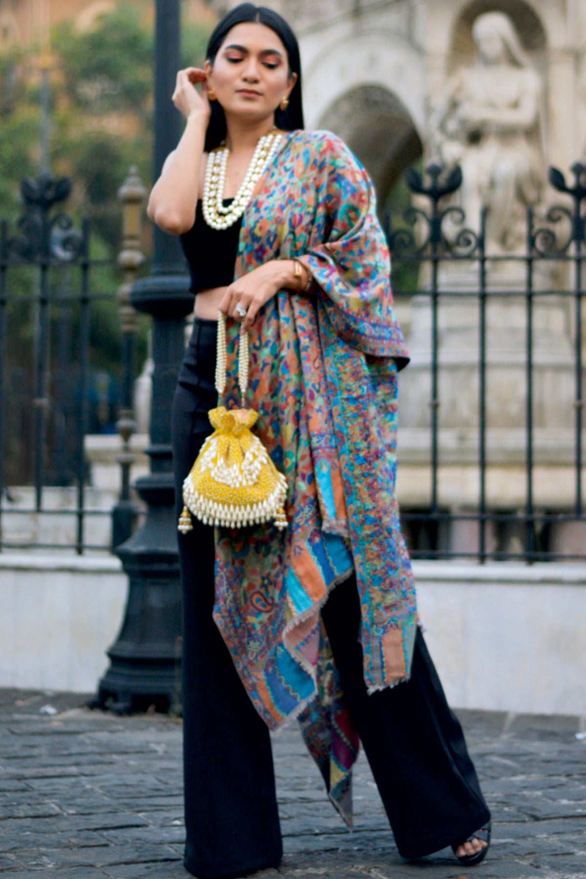Nikita Madhani In Cashmere Wool, Kani Design