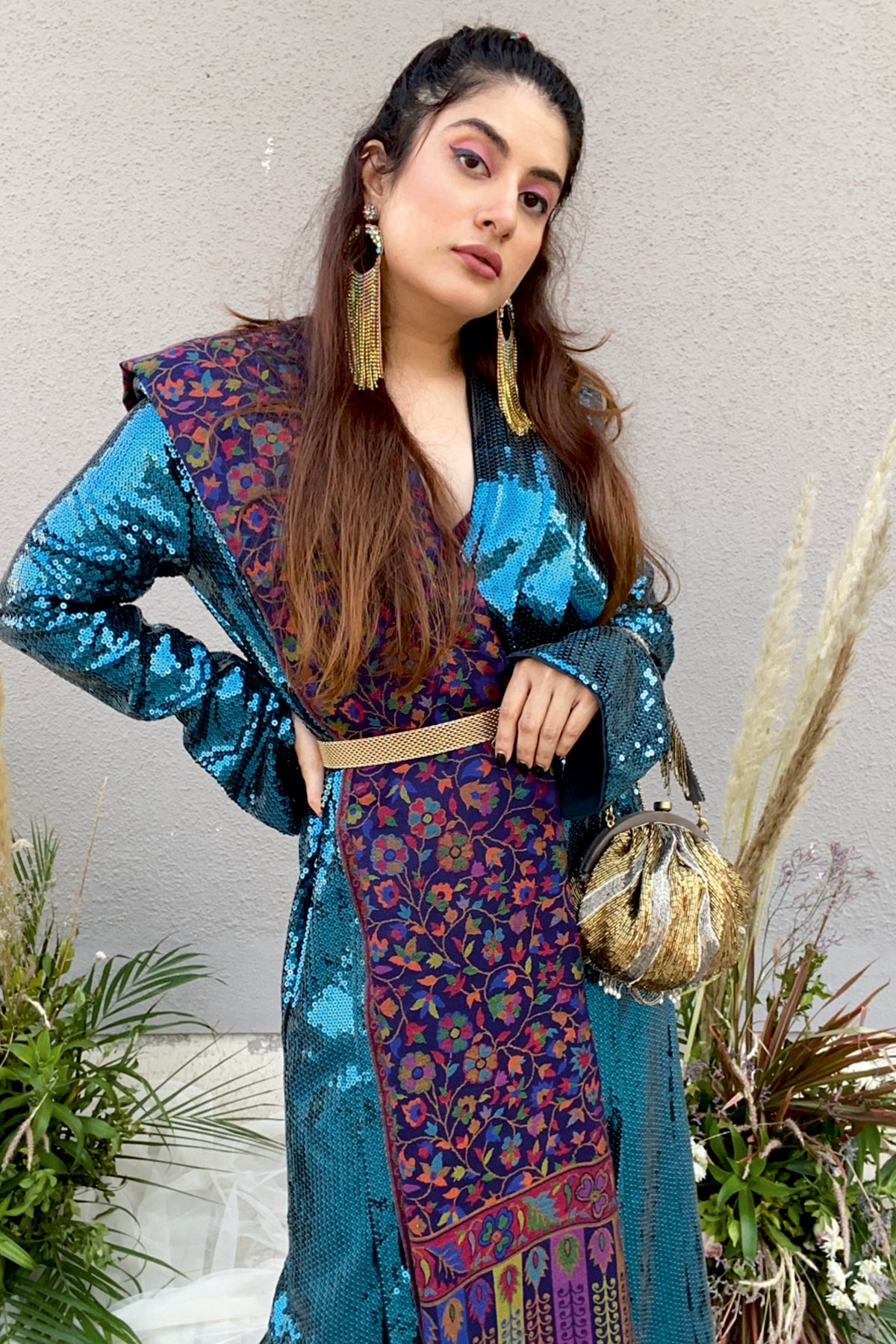 Trishala Sikka In Cashmere Wool, Kani Design