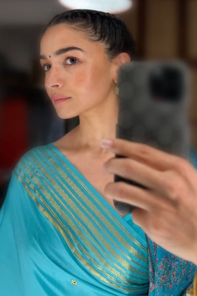 -  ALIA BHATT in Handmade Pashmina Shawl
