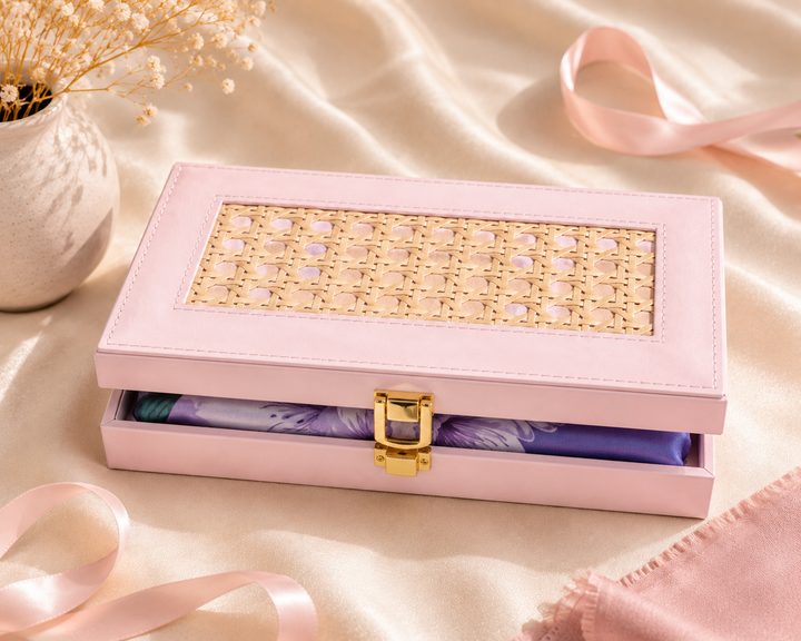 The Petaline Silk Scarf Gift Box for Women