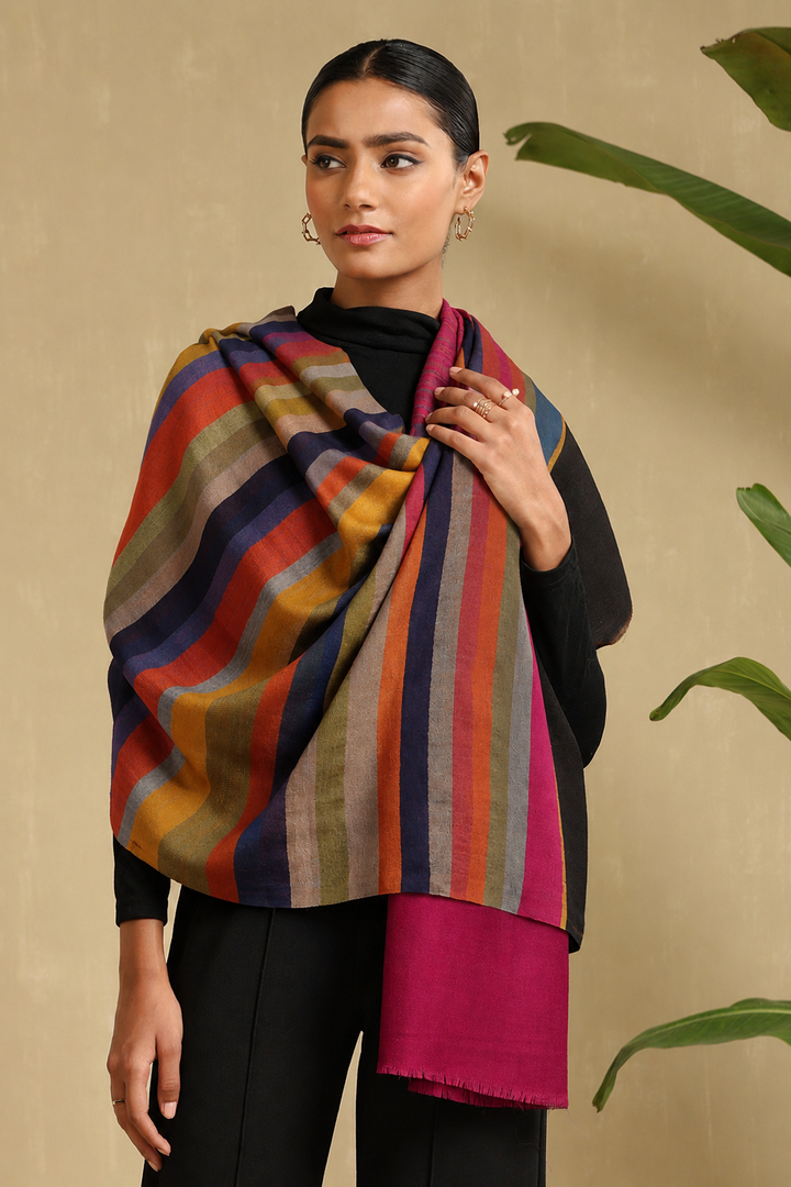Rashmika Mandana in Gati Cashmere stole