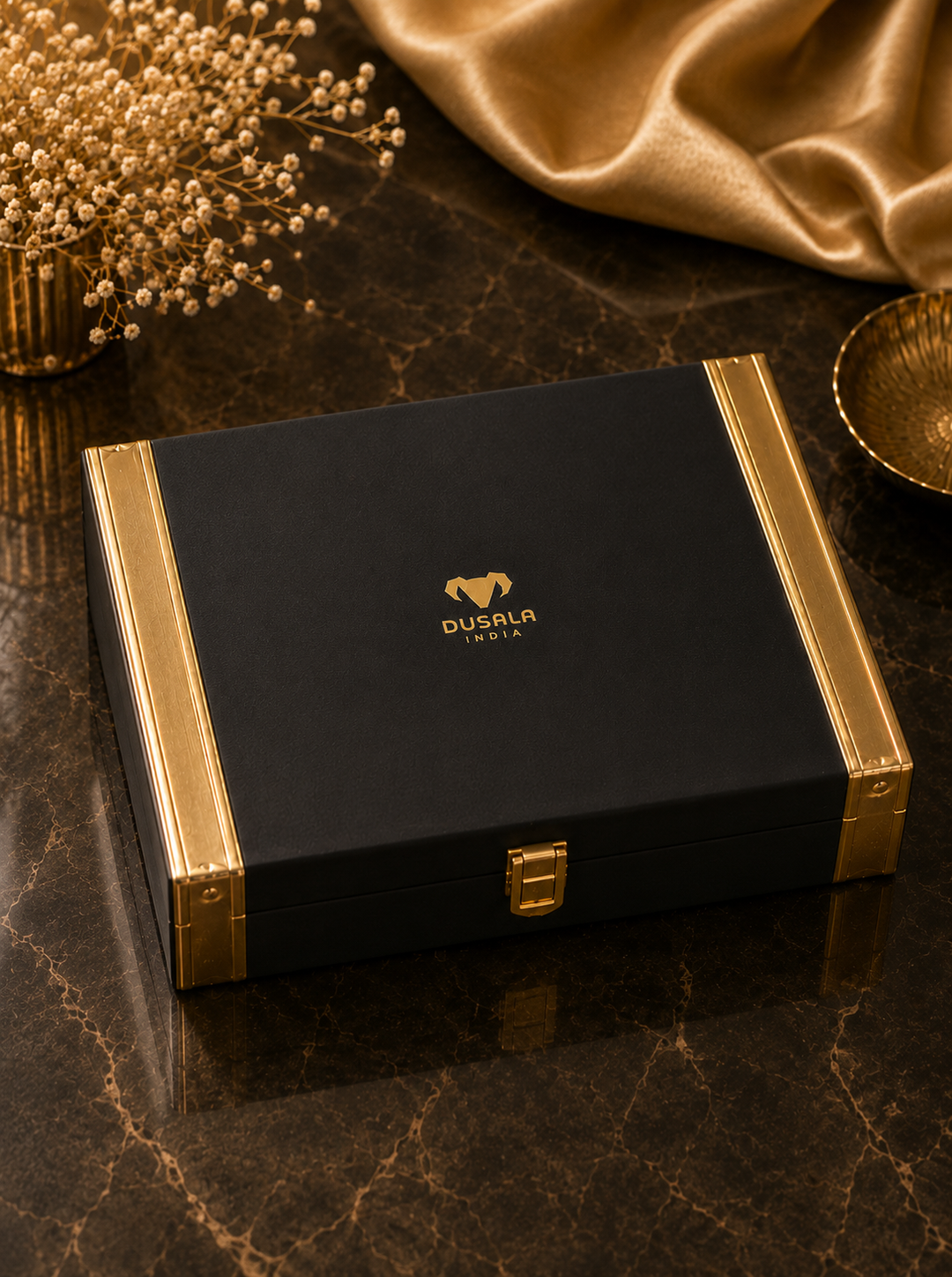 His And Her Rare Evening Shawl/Stole Gift Box