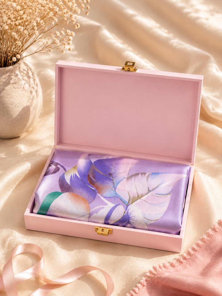 The Saanjh Silk Scarf Rakhi Gift Box