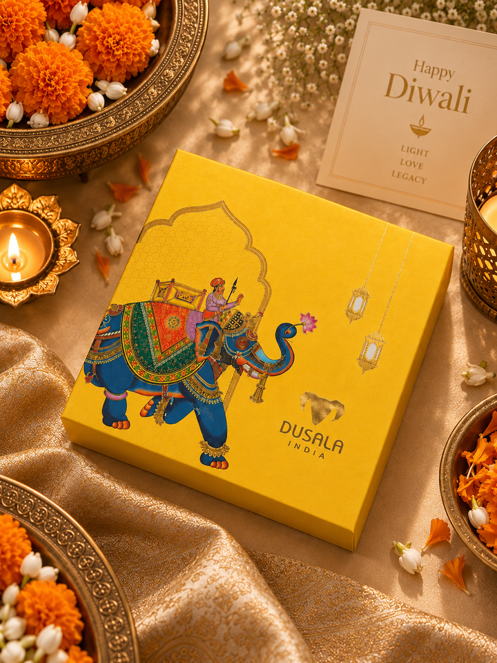 Kesar Diwali Stole Gift Box