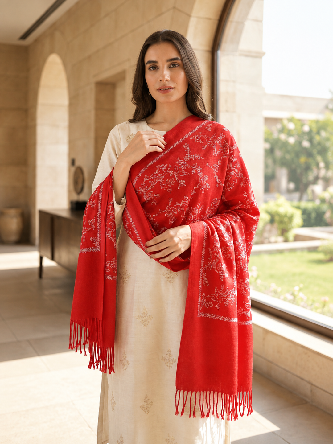Kesar Diwali Stole Gift Box