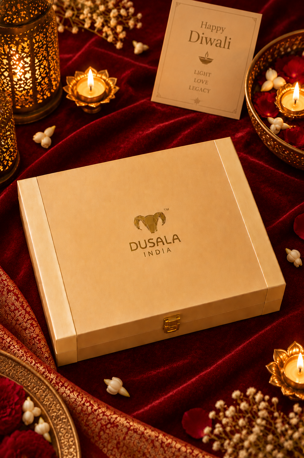 His And Her Love Letter Shawl/Stole Gift Box