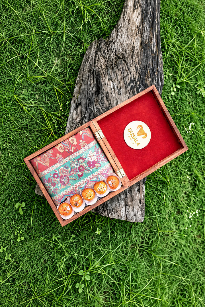 Title Heritage Diwali Silk Dupatta Gift Box