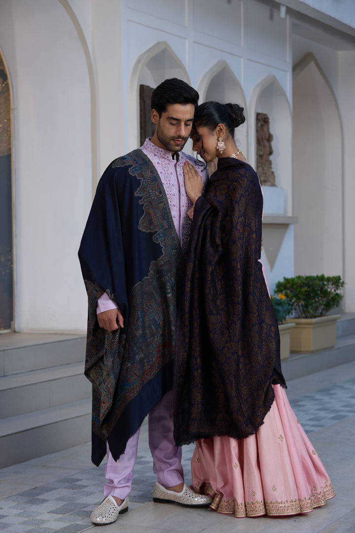 Oviya Cashmere Fine Wool Shawl