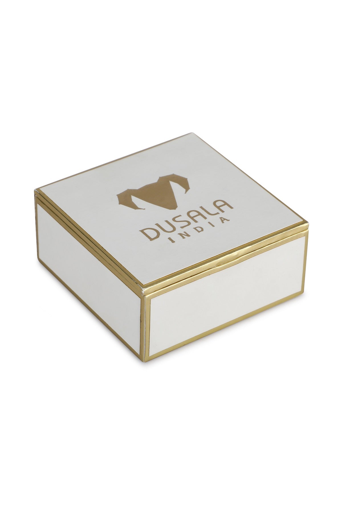 -  Gold-toned Alloy Ram Brooch