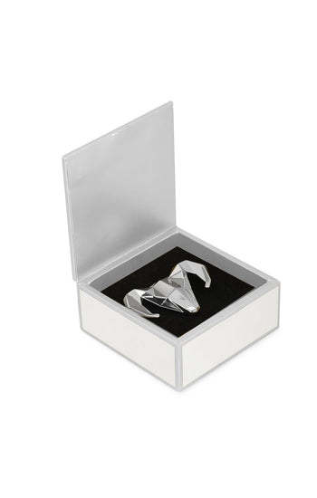 Silver-toned Alloy Ram Brooch