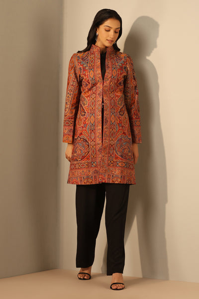 -  Tara Fine Wool Silk Full Jacket