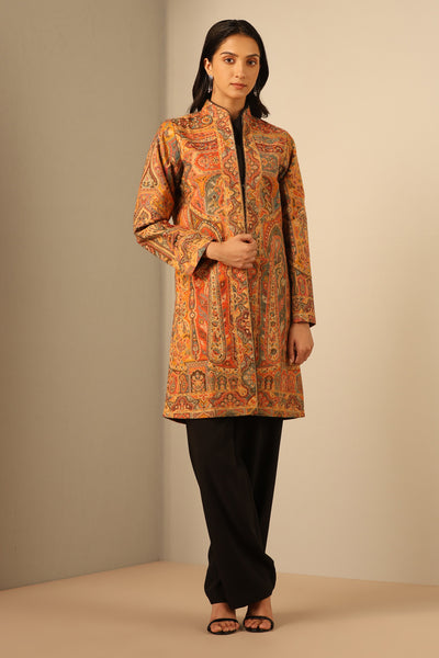 -  Kyra Fine Wool Silk Full Jacket