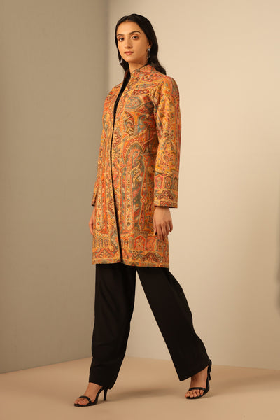 -  Kyra Fine Wool Silk Full Jacket