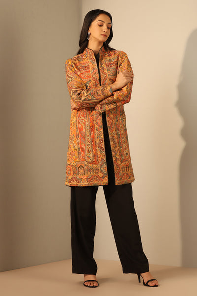 -  Kyra Fine Wool Silk Full Jacket