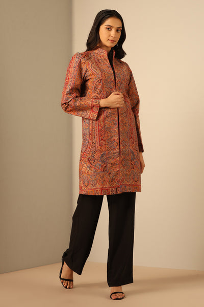 -  Anvi Fine Wool Silk Full Jacket