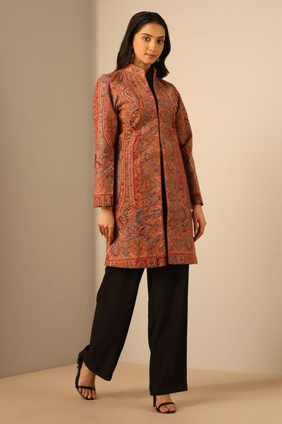 -  Anvi Fine Wool Silk Full Jacket
