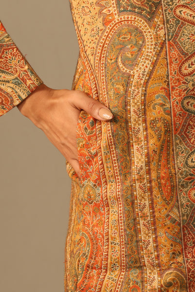 -  Myra Fine Wool Silk Full Jacket