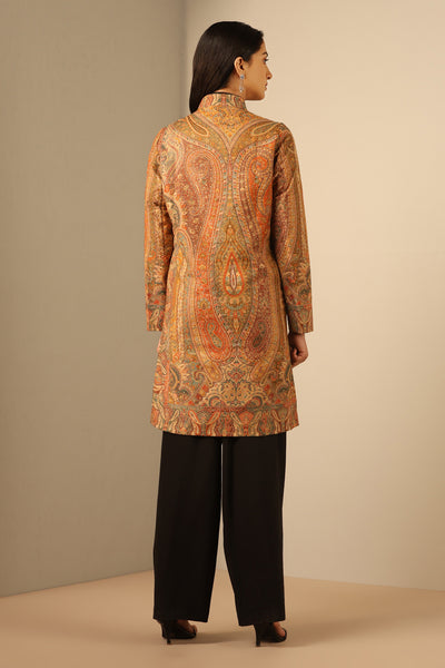 -  Myra Fine Wool Silk Full Jacket