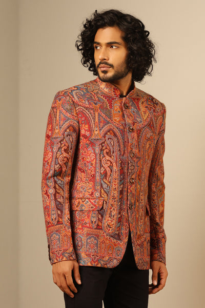 -  Vihaan Fine Wool Silk Full Jacket