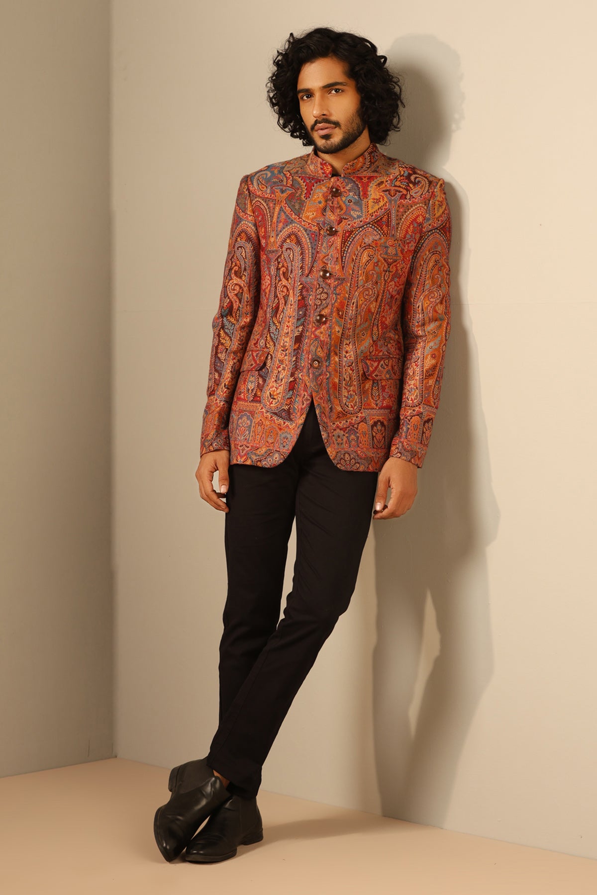 -  Vihaan Fine Wool Silk Full Jacket