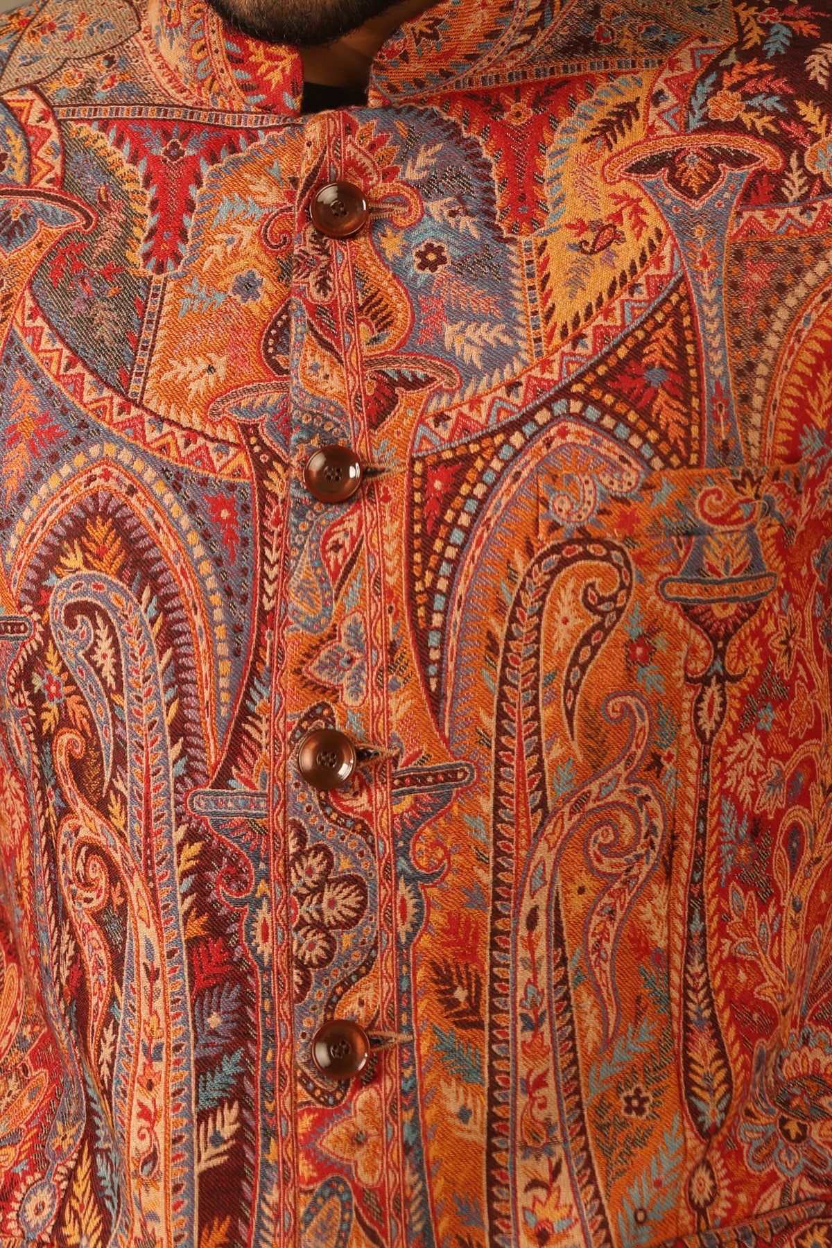 -  Vihaan Fine Wool Silk Full Jacket