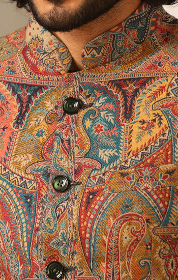 Kabir Fine Wool Silk Bandhgala