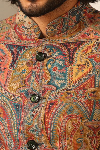 -  Kabir Fine Wool Silk Full Jacket