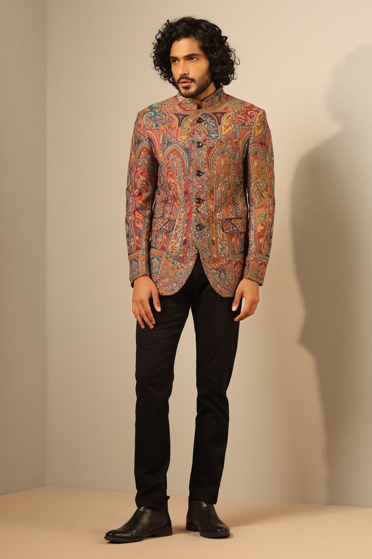 -  Kabir Fine Wool Silk Full Jacket