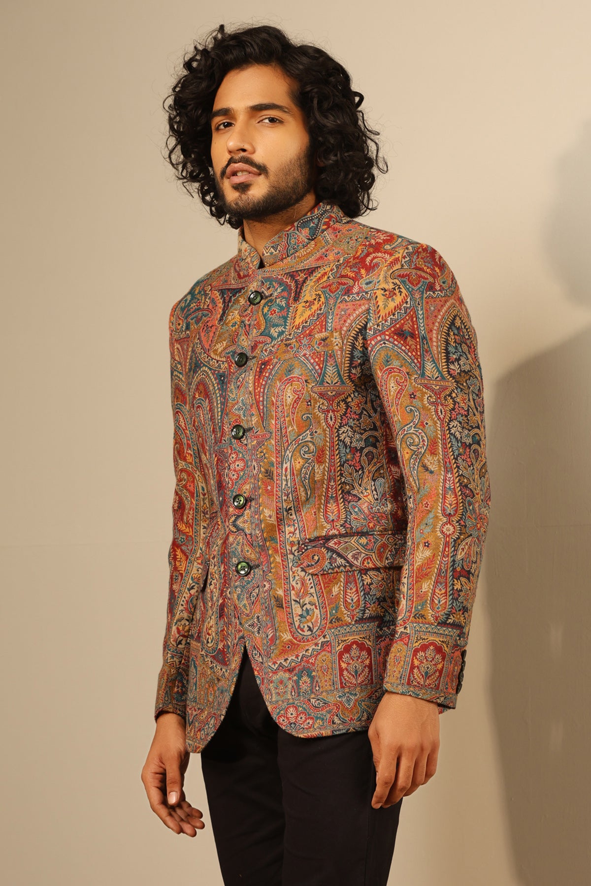 Kabir Fine Wool Silk Full Jacket