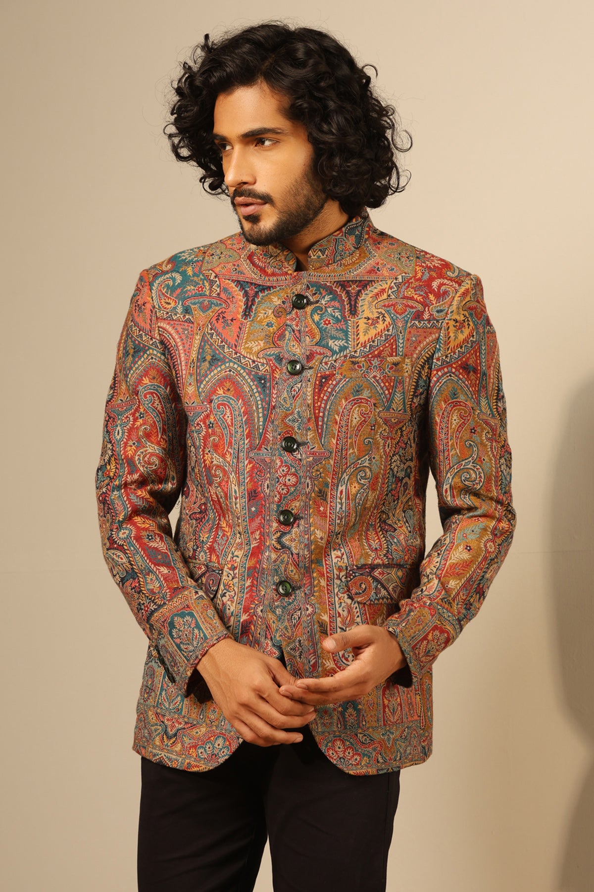 Kabir Fine Wool Silk Full Jacket