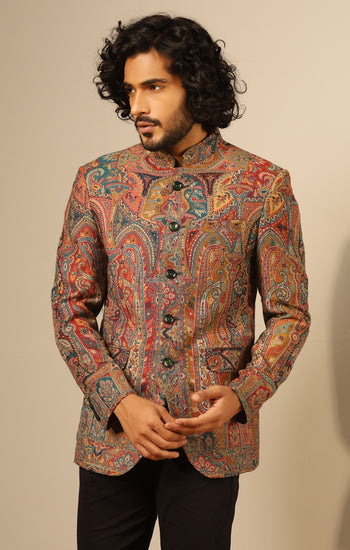 Kabir Fine Wool Silk Bandhgala