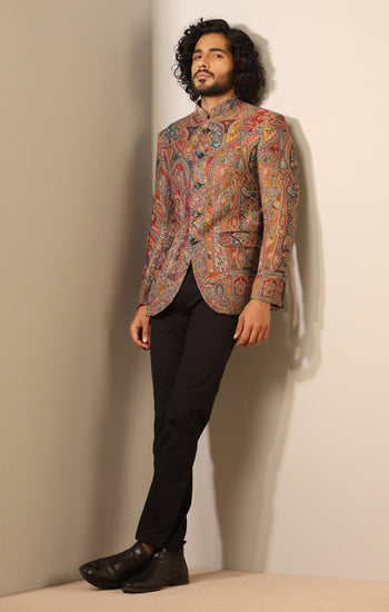 Kabir Fine Wool Silk Bandhgala
