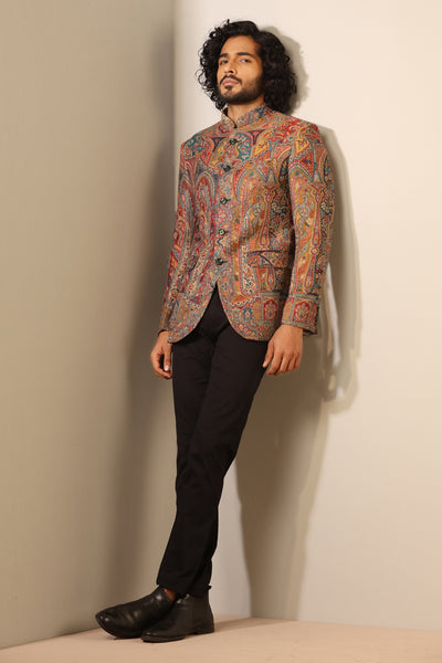 -  Kabir Fine Wool Silk Full Jacket