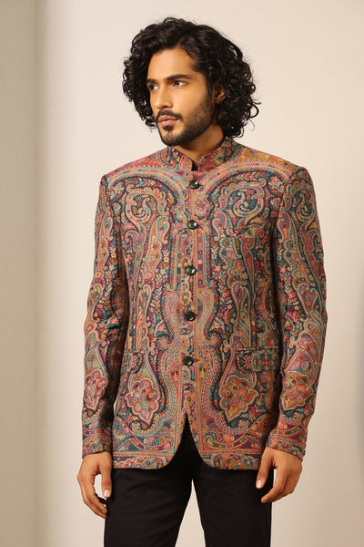 -  Rehan Fine Wool Silk Full Jacket