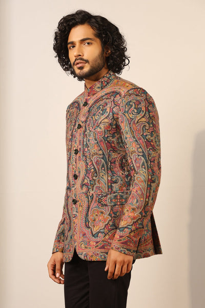 -  Rehan Fine Wool Silk Full Jacket
