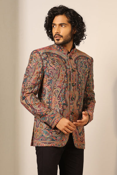 -  Rehan Fine Wool Silk Full Jacket