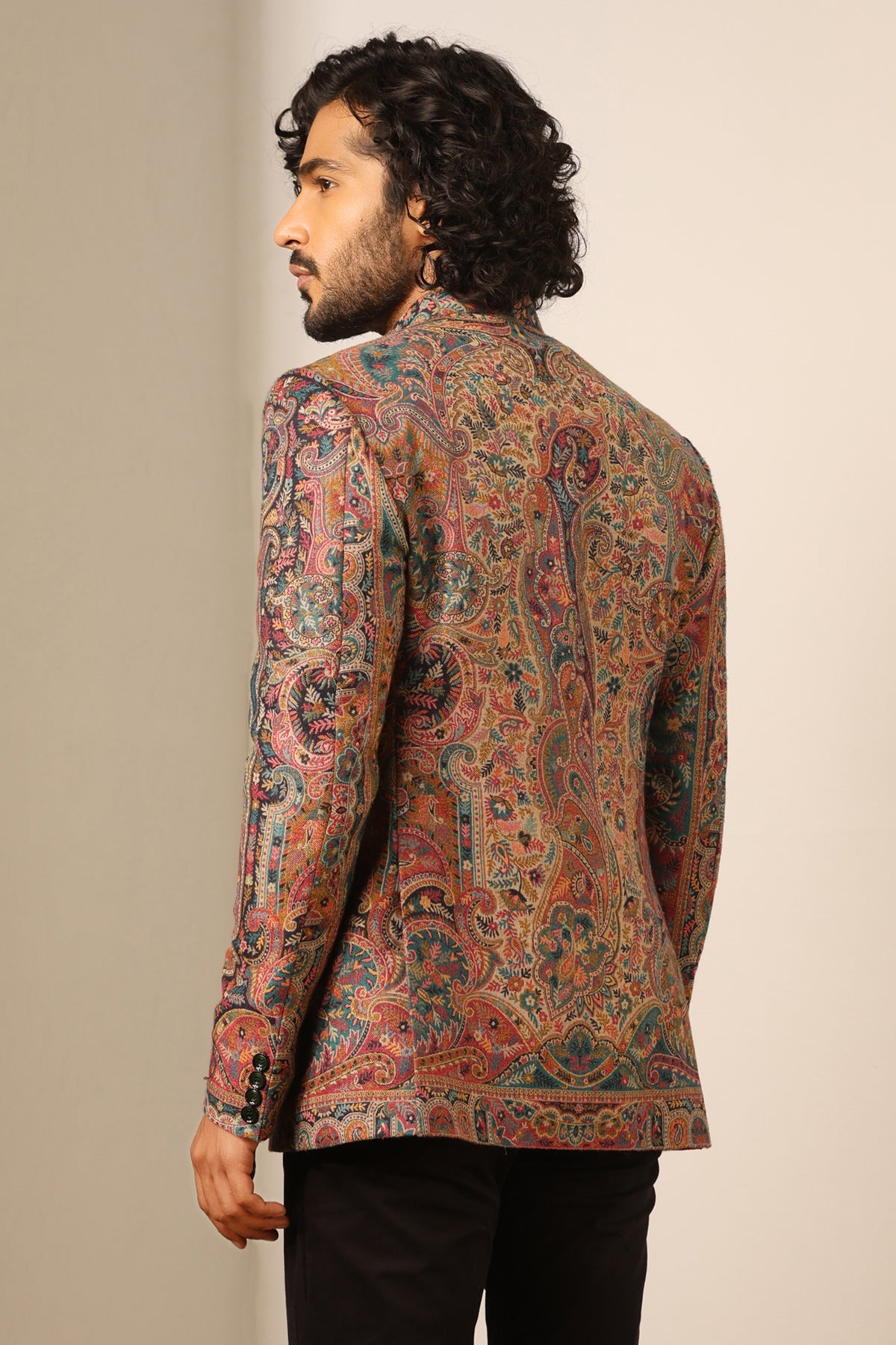 -  Rehan Fine Wool Silk Full Jacket