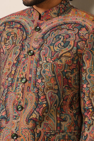 -  Rehan Fine Wool Silk Full Jacket