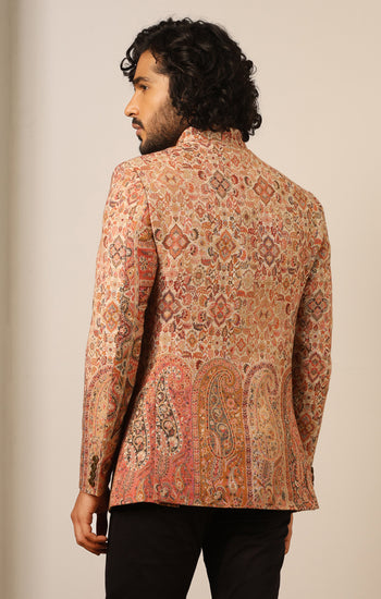 Advait Fine Wool Silk Bandhgala